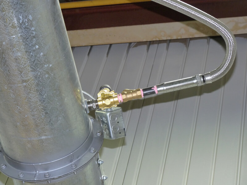 Explosion backdraft damper