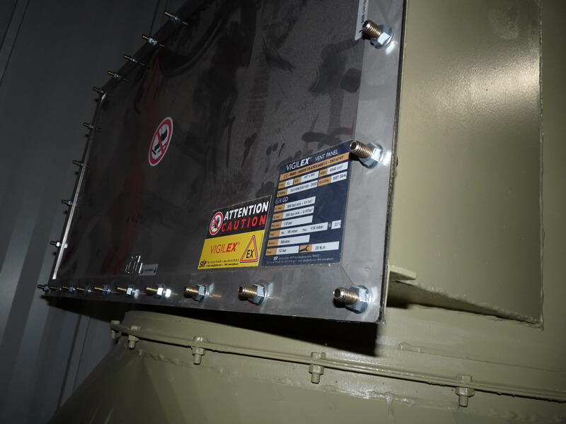 Dust Collector blast door